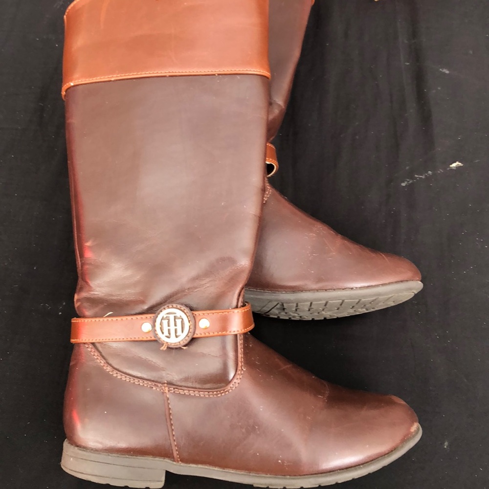 Tommy Long brown boots